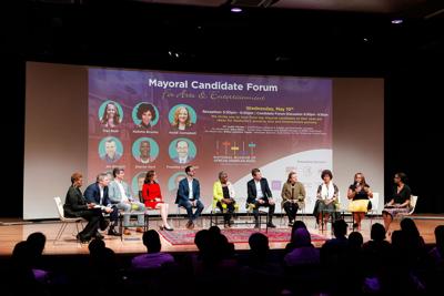 Mayoral Candidates at the May 10 Arts & Entertainment forum