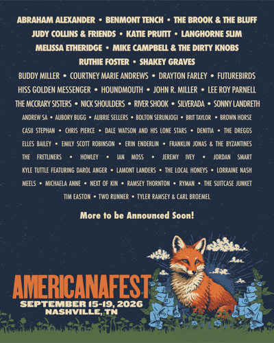 AmericanaFest 2026 lineup poster.png