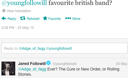 Takin' it to the Tweets: Jared Followill Talks New KOL Album on Twitter