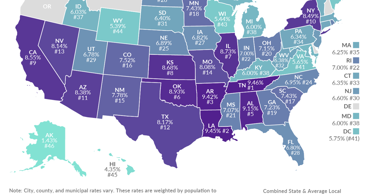 tennessee tobacco tax rate Is Middle Of Pack With 6.5% Corporate Income Your Guide to State Taxes