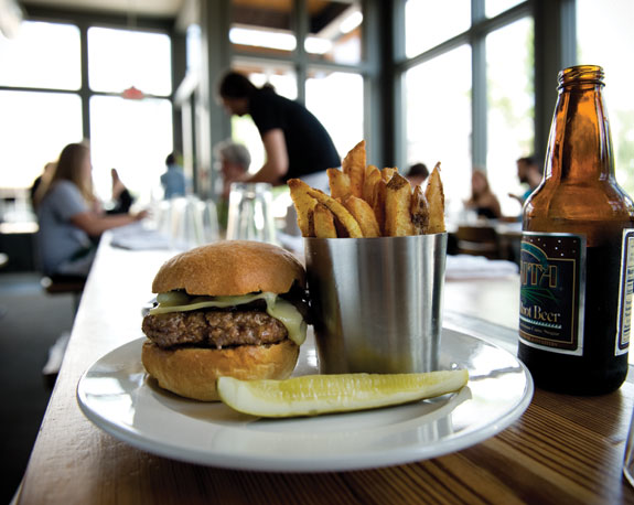 Burger Up, 12South's new burger joint, piles the best elements of local flavor onto a (baked-fresh-daily) bun