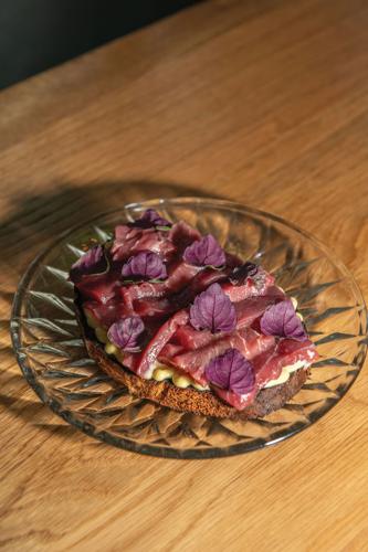 Tuna toast at Present Tense