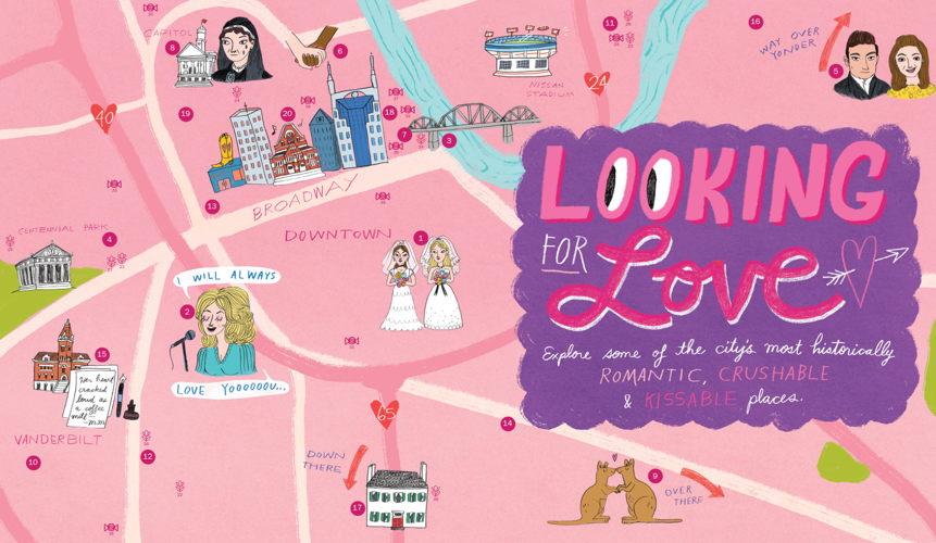 Explore some of the city’s most historically romantic, crushable and kissable places
