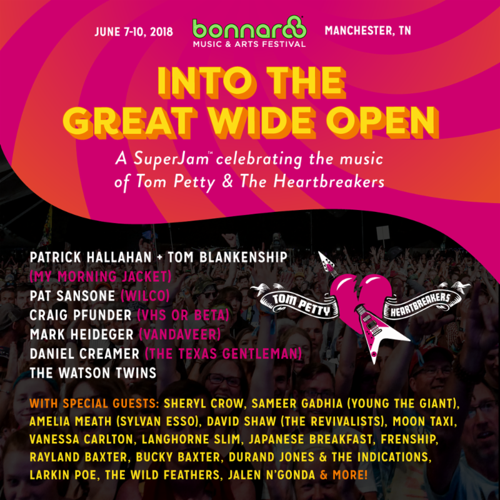 Bonnaroo's 2018 Superjam to Honor Tom Petty