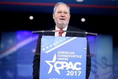 Larry Arnn speaking at the Conservative Political Action Conference in National Harbor, Md., February 2017