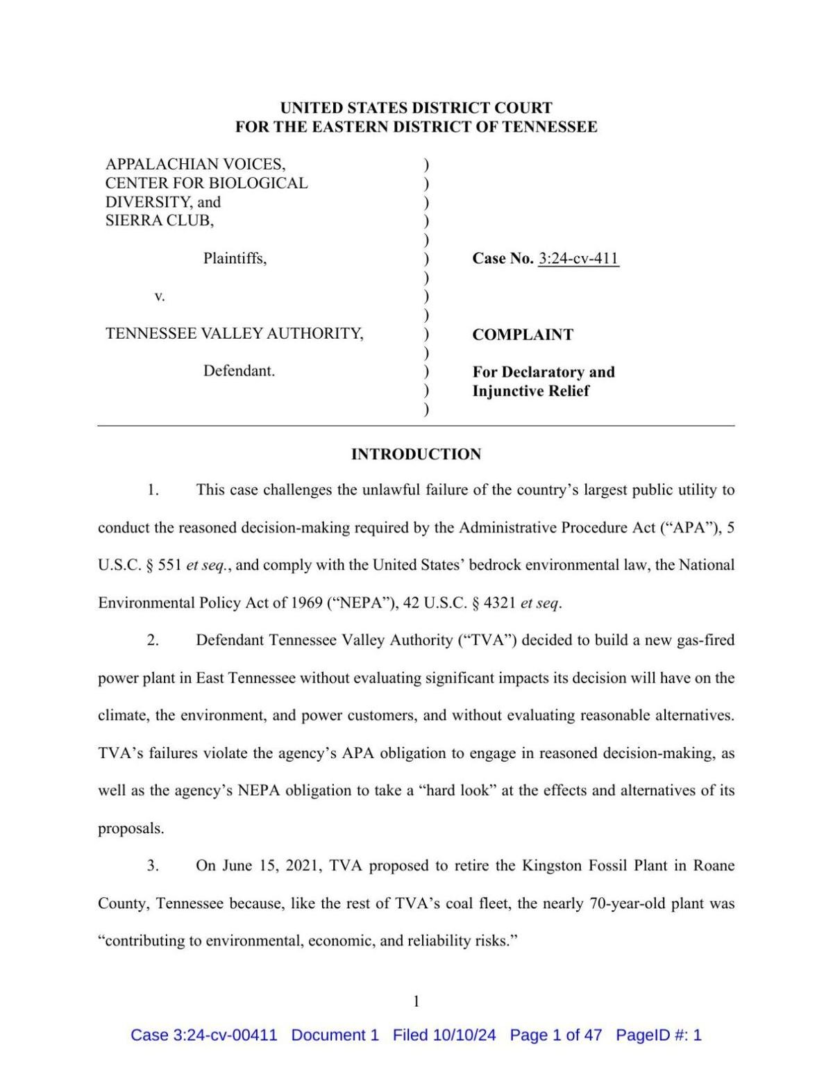 Appalachian Voices TVA