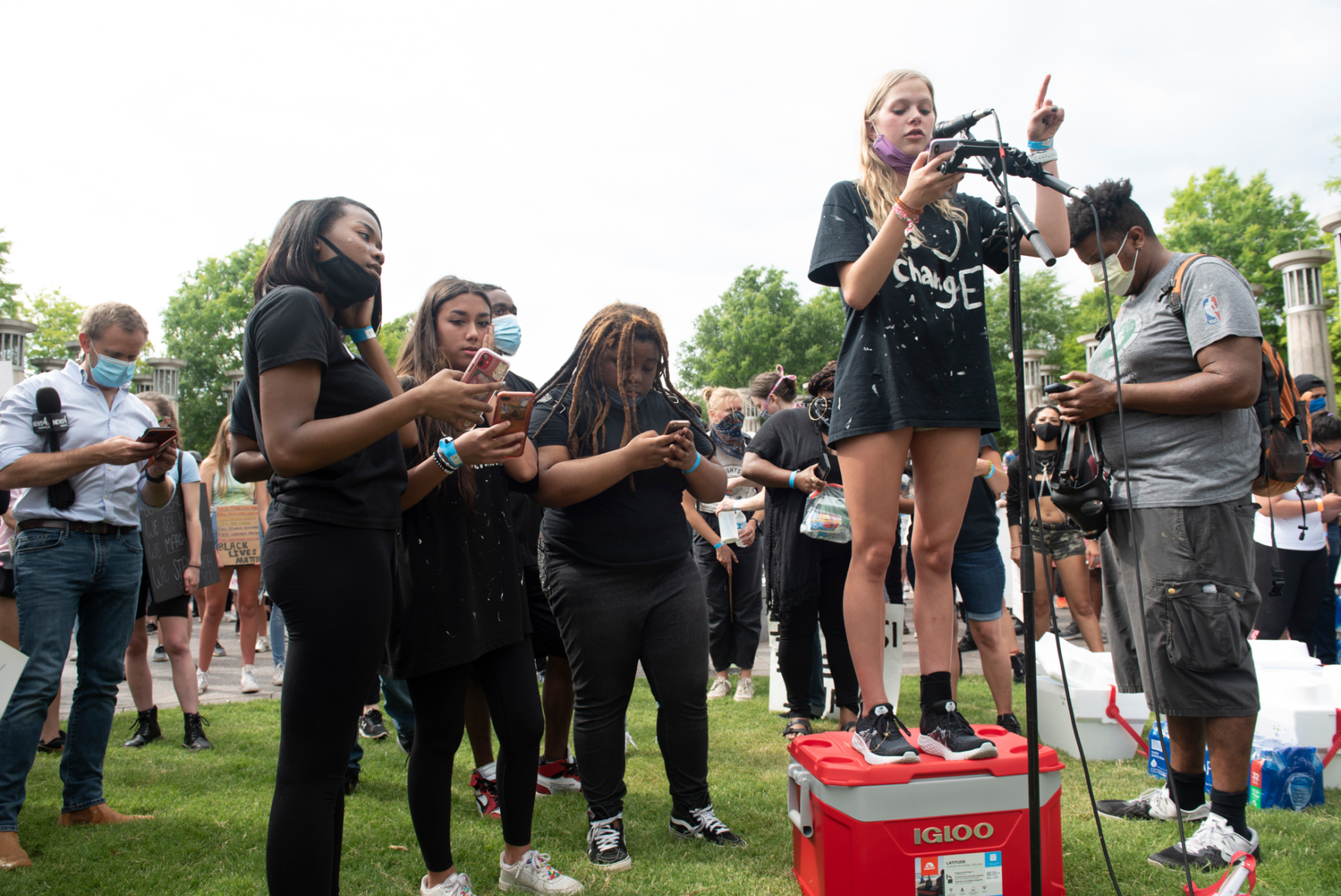 Scenes From the Teens for Equality Rally in Downtown Nashville