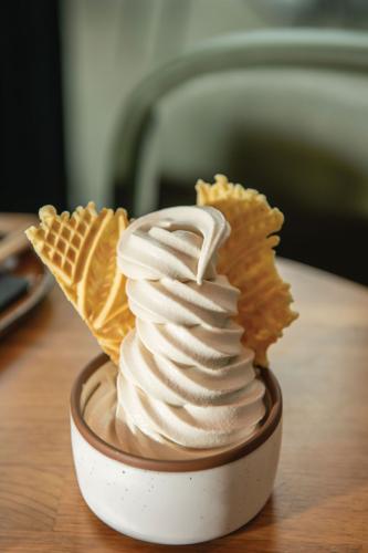 Soft-serve ice cream at Present Tense