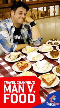 Adam Richman, 'Man v. Food' Strut Their Stuff at Rooster's