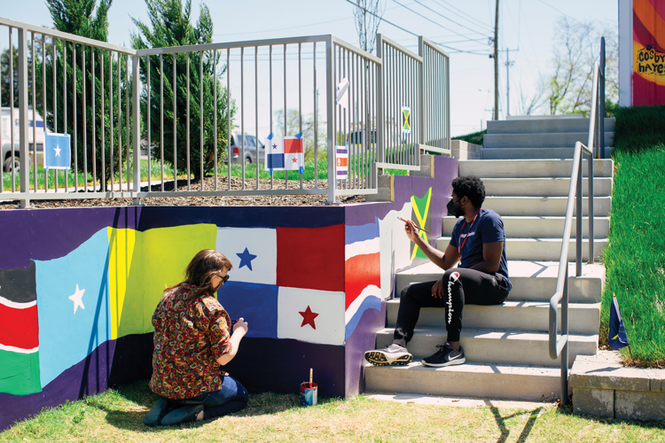 Artwork at New TIRRC Headquarters Shows Immigrant Rights Movement’s Resilience