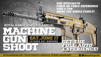 Royal Range USA: Machine Gun Shoot