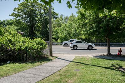 A greenway abruptly ending at Charlotte Avenue