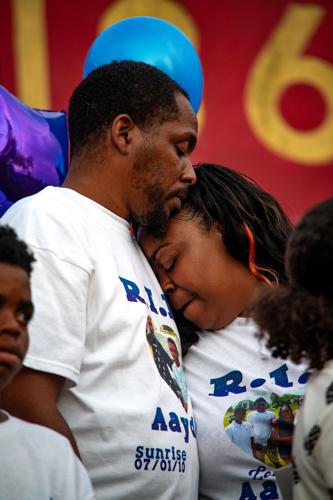 The parents of shooting victim Aayden Hayes