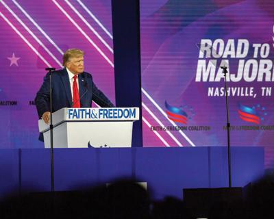 Donald Trump in Nashville, 2022