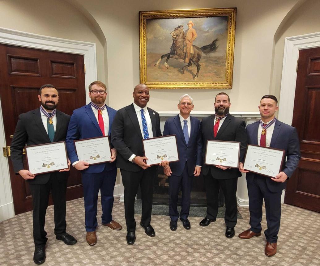 Biden Awards Medal of Valor to Nashville Police Pith in the Wind