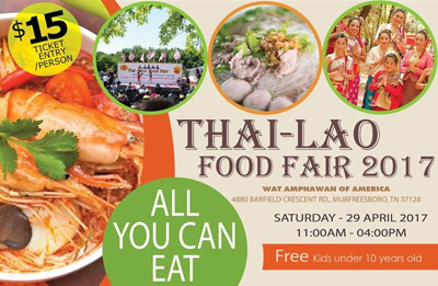 Murfreesboro to Host Thai-Lao Food Fair