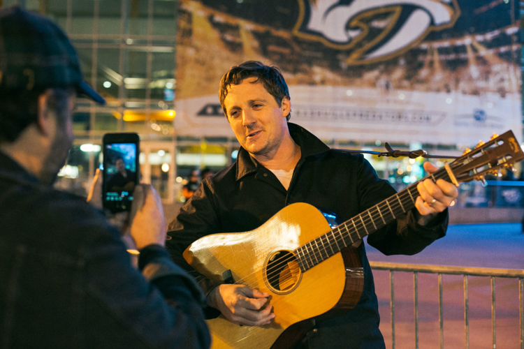 Sturgill Simpson Busks Outside CMA Awards, Brings His Grammy