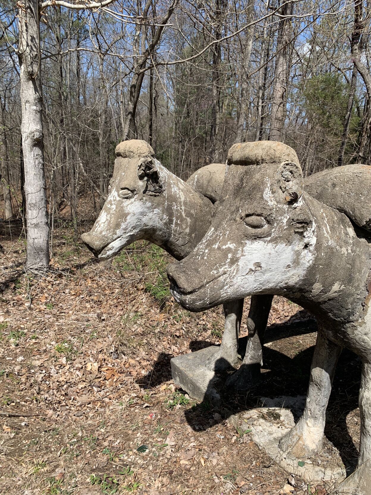 E.T. Wickham's statues in Palmyra, Tenn.