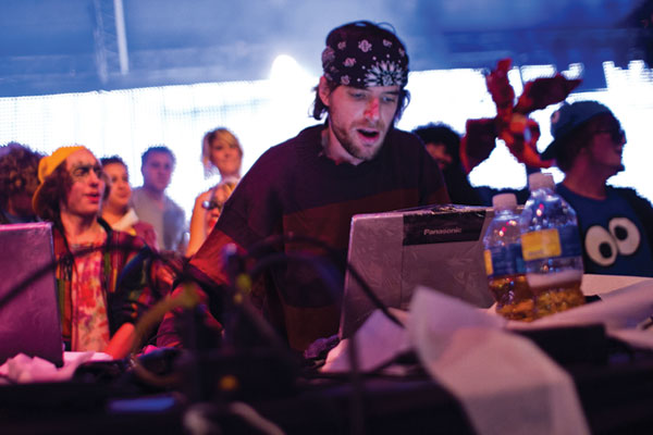 Blonde Redhead at Mercy Lounge, Girl Talk Halloween show at Mai