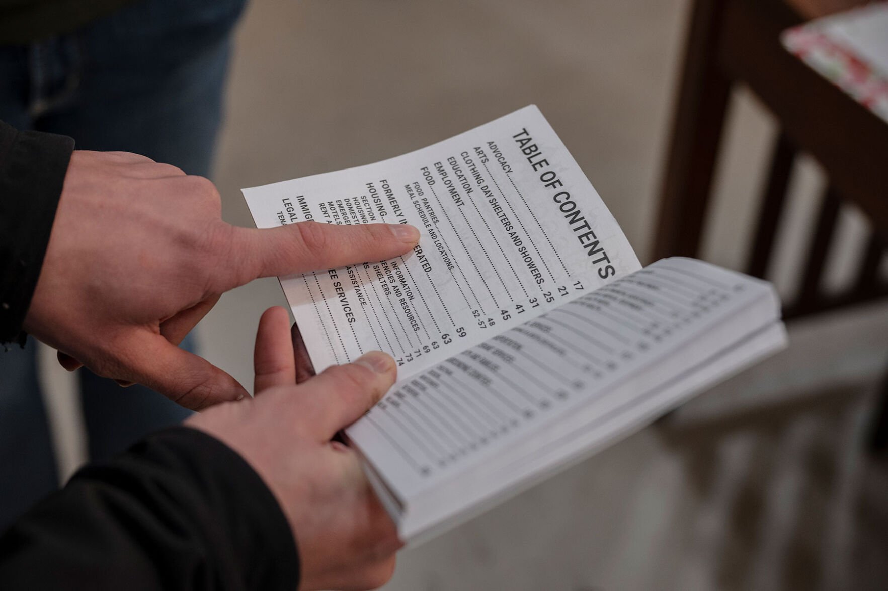 Community dinner at Trinity Community Commons