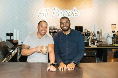 Corey Alexander (left) and Bradley Bruce of All People Coffee