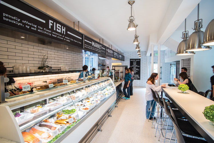 Proper Bagel earns its moniker with an inventive menu and a cheerful yet sophisticated space