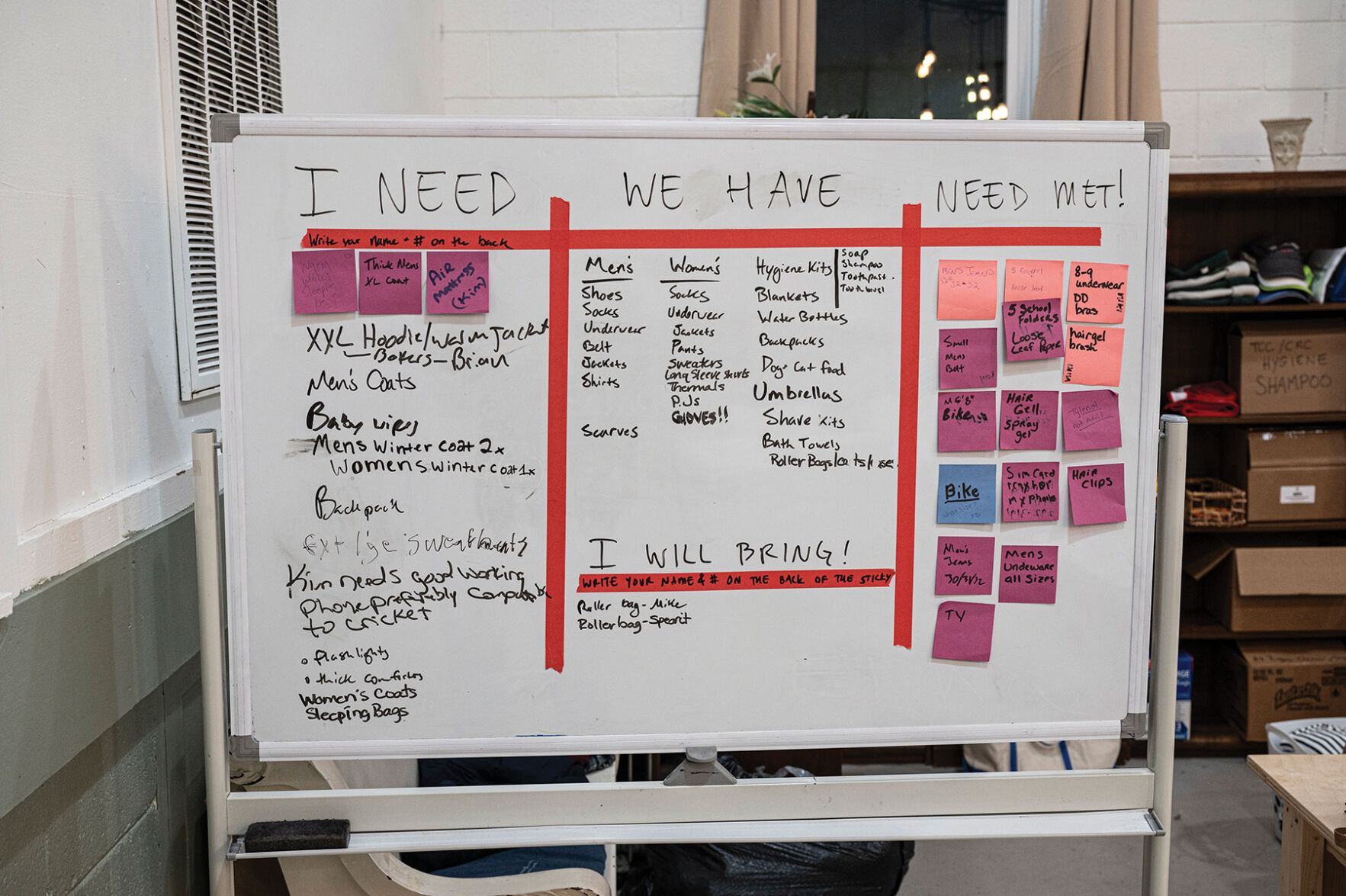 Community dinner at Trinity Community Commons