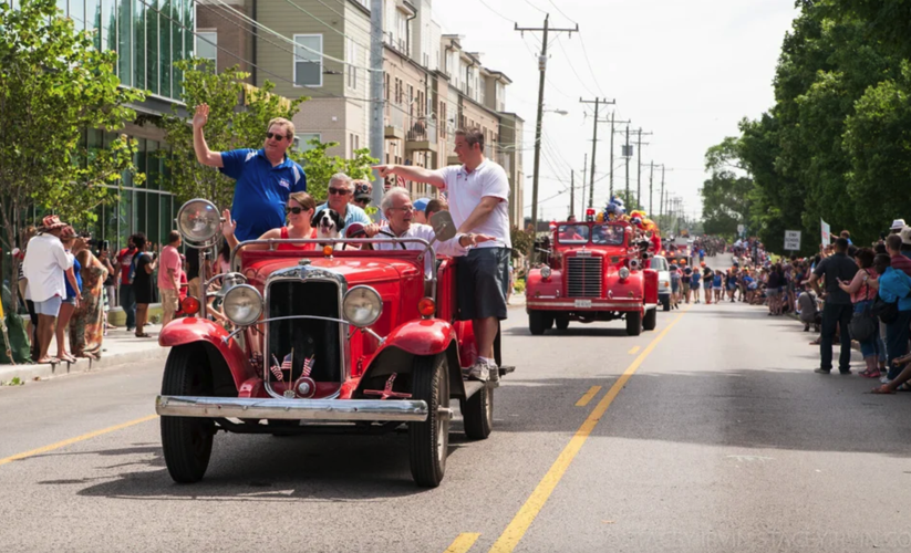 Music City Hot Chicken Festival's annual fire truck parade