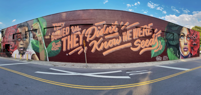 Nelson’s Green Brier Adds Striking Mural to the Neighborhood