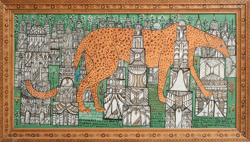 Howard Finster exhibit is filled with prophetic visions of spaceships and Henry Ford