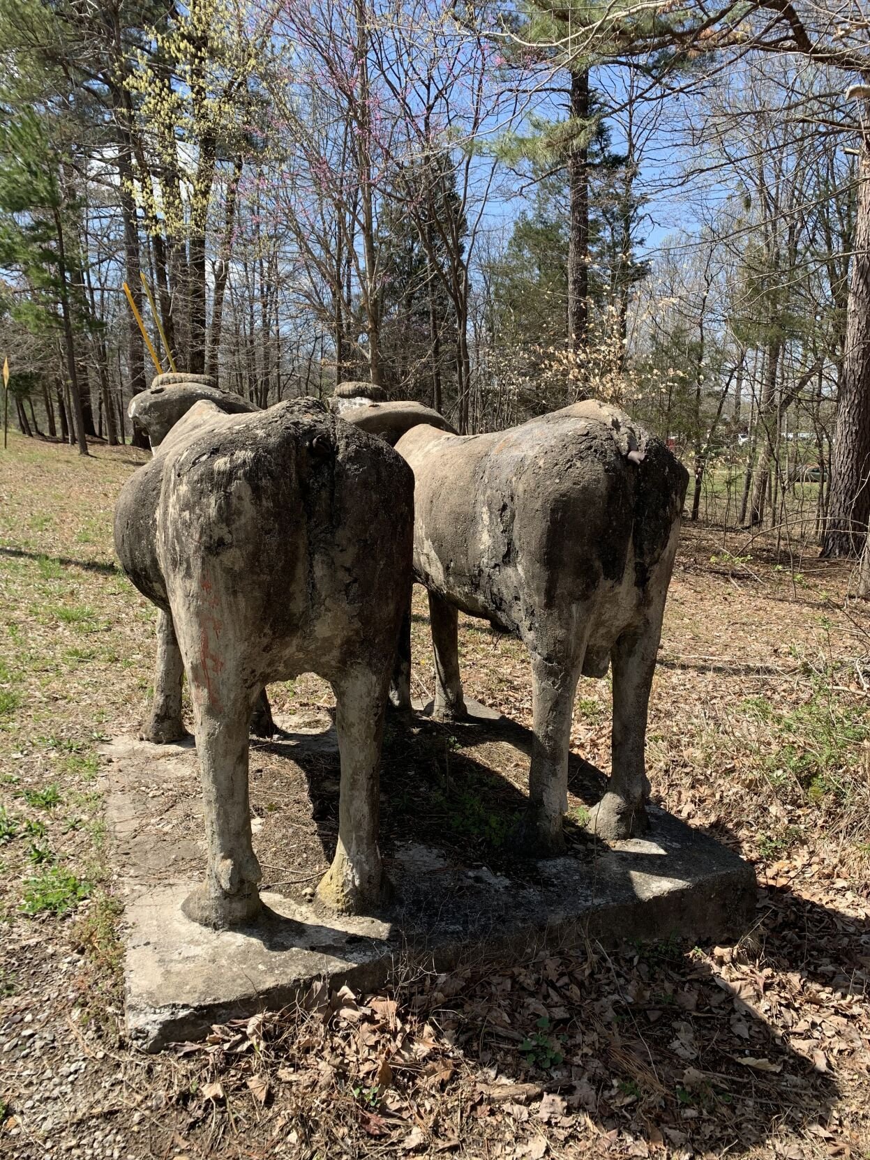 E.T. Wickham's statues in Palmyra, Tenn.