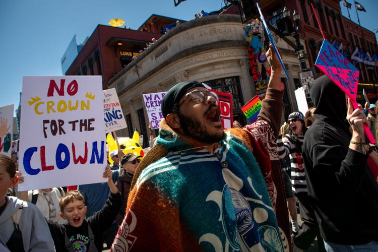 8 - No Kings protesters gather in downtown Nashville, March 28, 2026