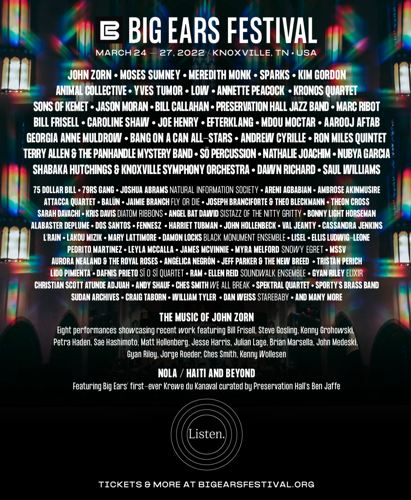 Big Ears 2022 Announce