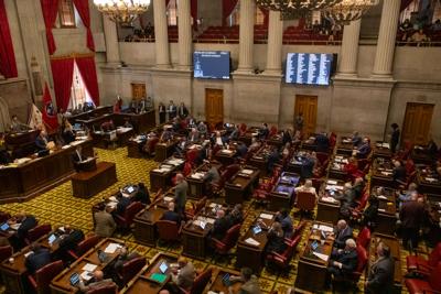 Lawmakers debate bills in the Tennessee House of Representatives, March 19, 2026