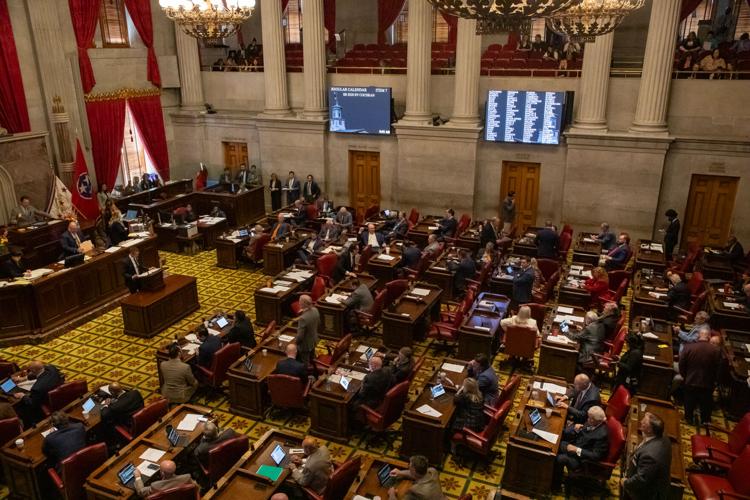 Lawmakers debate bills in the Tennessee House of Representatives, March 19, 2026