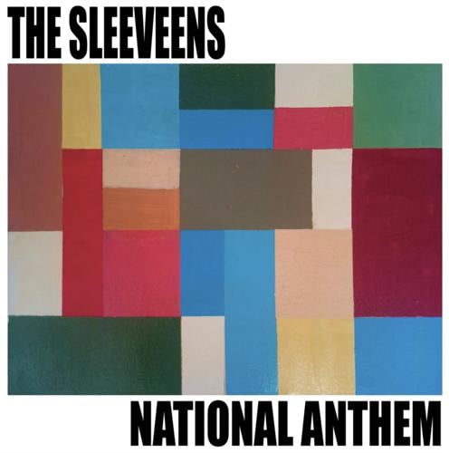 Album art illustration for the second full-length album from The Sleeveens, featuring interlocked blocks of muted colors