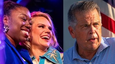 From left: Charlane Oliver, Aftyn Behn and Bo Mitchell