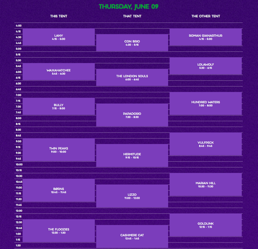 Bonnaroo 2016 Schedule Unveiled, Offers Tough Choices