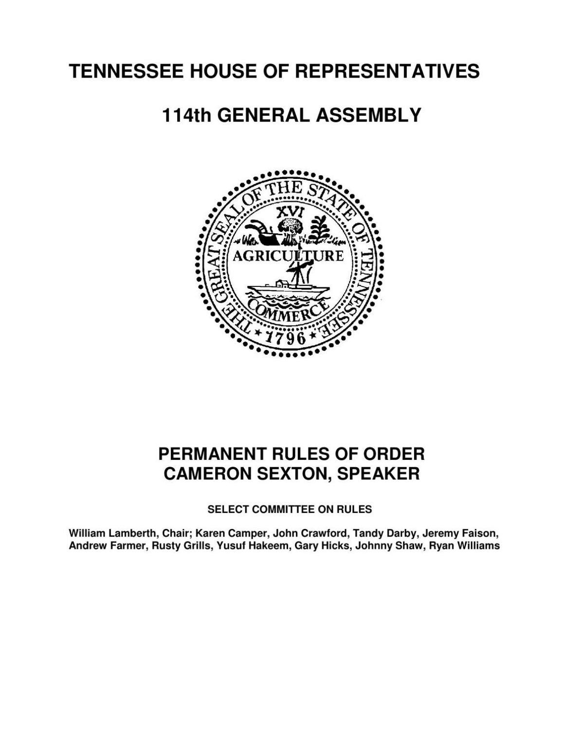 114th Rules