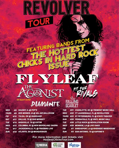 Revolver Magazine's 'Hottest Chicks in Hard Rock' Tour Bound for Exit/In; Nashville Woman Sets World on Fire