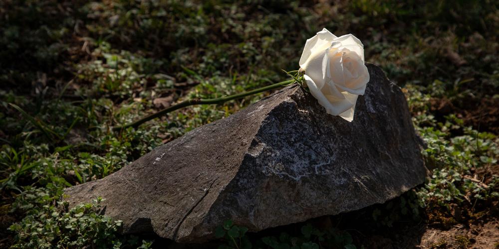 The burial site of an enslaved person at The Hermitage