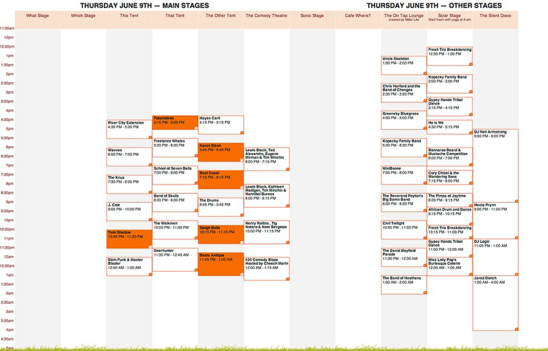 Bonnaroo Announces 2011 Schedule