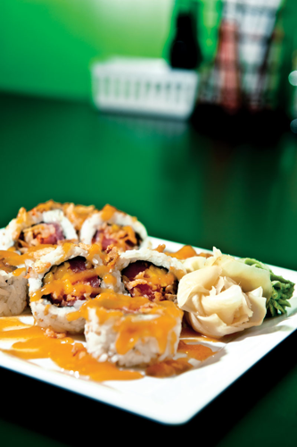A searing Fire-Breathing Roll makes sushi the hot new thing at Nomzilla in Edgehill
