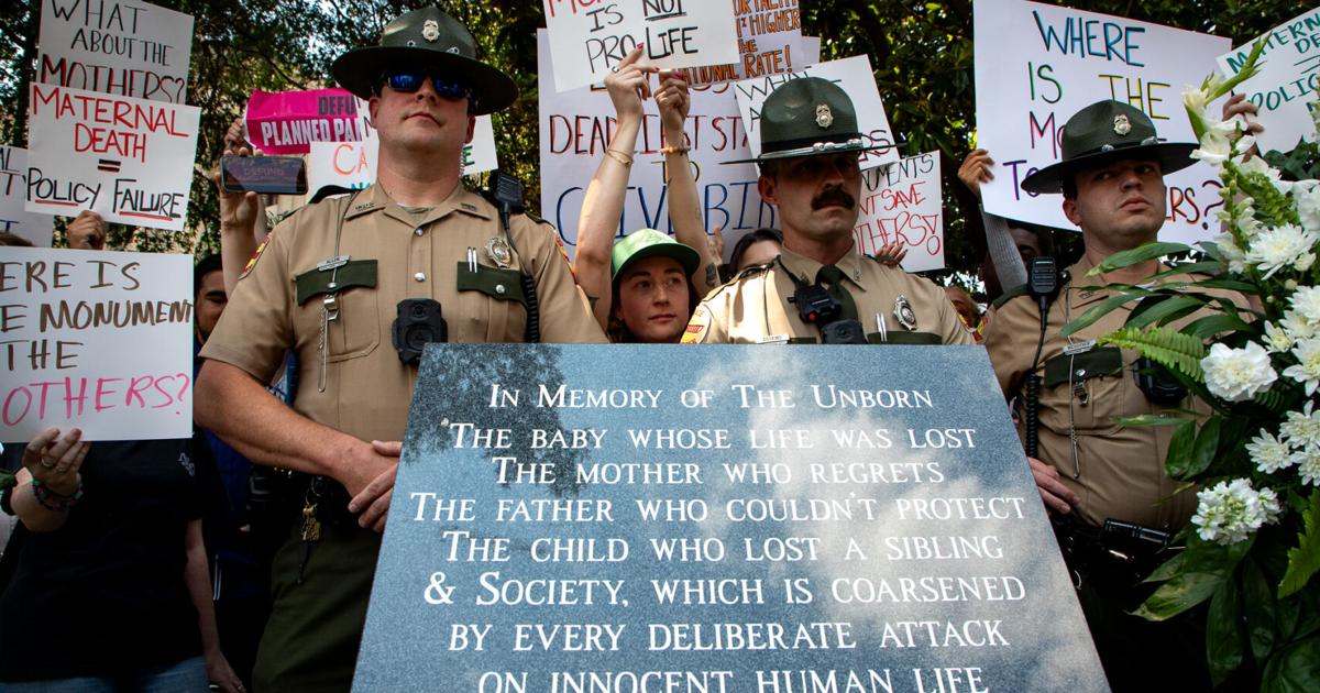 Tennessee Erects ‘Monument to the Unborn' on Capitol Grounds