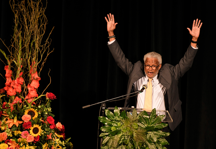 Hundreds Crowd Belcourt for Max Barry Memorial