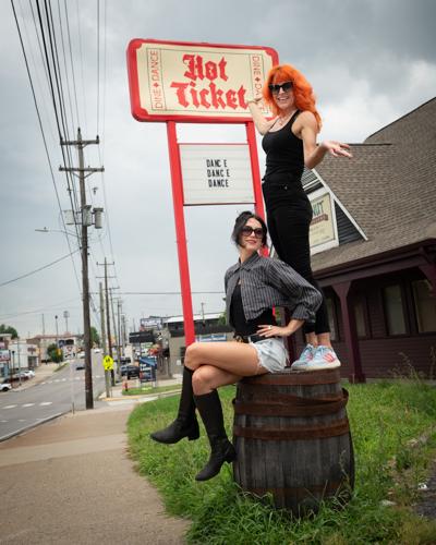 Hot Ticket's Kylee McCoy (left) and Angel Bond