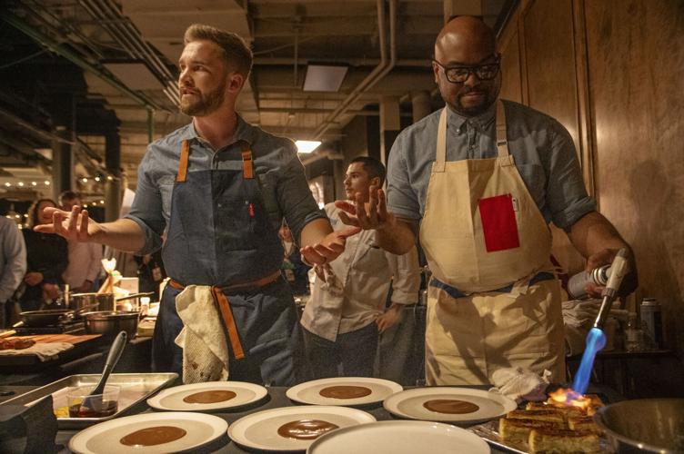 Charles Hunter III (right) at Iron Fork 2024