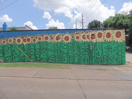 Is There a Subliminal Message in the Import Flowers Mural?