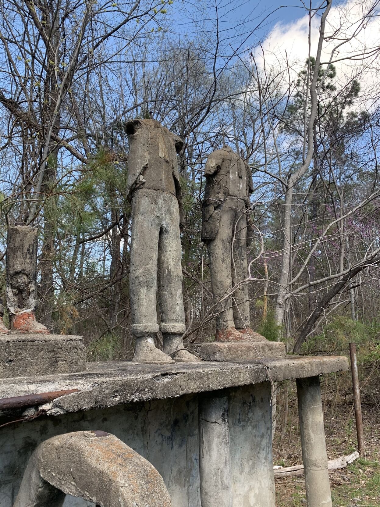 E.T. Wickham's statues in Palmyra, Tenn.