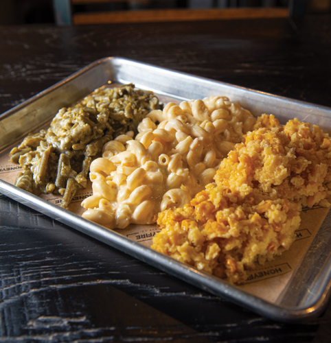 Veg Out: Honeyfire Barbeque Co. — Veggie Plate — $8.25